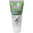 Creme Dental Pasta de Dente Para Cachorro Gato Evita Mau Hálito Pet Clean Sabor Menta