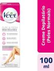 Creme Depilatório Veet Pure & Fresh Pele Normal 100Ml