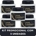Creme Esfoliante San Jully com Sebo de Carneiro Pote 240g Kit Promocional 5 Unidades