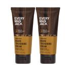 Creme Espessante de Barba Every Man Jack - 2 Pacotes com 80ml Cada