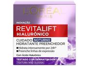 Creme Facial Anti-idade Loreal Paris Revitalift - Hialurônico Noturno 49g