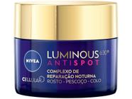 Creme Facial Nivea Complexo de Reparação Noturna Luminous 630 Antispot Ácido Hialurônico 50ml