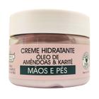 Creme Hidratante Mãos E Pés Amêndoas E Karité Love Nature Flores & Vegetais 250g