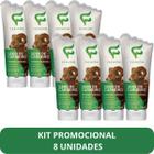 Creme Hidratante Tradicional Fashion Sebo de Carneiro Bisnaga 200ml Kit 8 Unidades