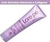 Creme Lore Pé Hidratante para os Pes com Hidratante com Extratos Naturais e Colágeno 300ml Linha Profissional para Manicure Pedicure Podólogo