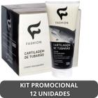 Creme Massageador Fashion Cartilagem de Tubarão Bisnaga 200ml Kit 12 Unidades