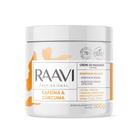 Creme Massagem Corporal Cafeína E Cúrcuma Vegano Raavi 500g