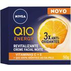 Creme Nivea Q10 Energy Vitamina C Noturno Antiidade Antioxidante 50g