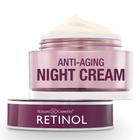 Creme noturno retinol O retinol anti-envelhecimento original para pele mais jovem hidratante restaurador luxuoso funciona enquanto você dorme para reduzir linhas finas e outros sinais de envelhecimento