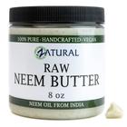 Creme para a pele Zatural Organic Neem Manteiga e Óleo de Coco 240mL