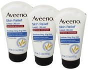 Creme para mãos Aveeno Active Naturals Intense Relief 100mL x3