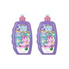 Creme Para Pentear Acqua Kids 250ml Marshmallow - Kit C/ 2un