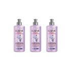 Creme Para Pentear Elseve 250Ml Hidra Hialuronico -Kit C/3Un