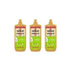 Creme Para Pentear Niely Gold 500Ml Hidrataçao-Kit C/3Un