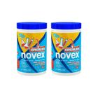 Creme Para Pentear Novex 1Kg Crespos Solto 3 Em 1 - 2Un