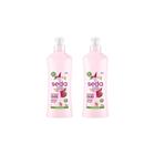 Creme Para Pentear Seda 300Ml Fruta Verm+Gengibre-Kit C/2Un