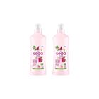 Creme Para Pentear Seda 300ml Fruta Verm+Gengibre-Kit C/2un