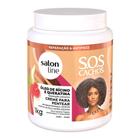 Creme para Pentear SOS Cachos Rícino e Queratina Salon Line 1kg