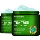 Creme para pés New York Biology Tea Tree Oil 240 ml (pacote com 2)