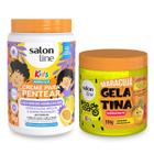 Creme Pentear 1Kg + Gelatina 550G Kids Maracujá Salon Line