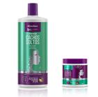 Creme Pentear Beleza Natural Cachos Intensos 1L + Mascara 500gr Incolor 3a4c