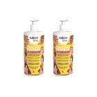 Creme Pentear Salon Line 1L Super Controle - Kit Com 2Un