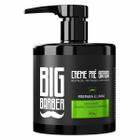 Creme Pre Barba Big Barber 350g Lemon Limpador Facial Esfoliante Diminui Cravos Espinhas Revitaliza Barbeiro Profissional