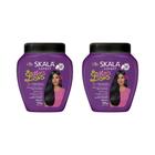 Creme Skala 1Kg Mais Lisos Extra Lisos-Kit C/2Un