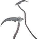 Criações assustadoras de Halloween Grim Reaper Scythe - Spooktacular Creations