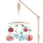 Crib Mobile The Peanutshell Wildflower com 12 canções de ninar Girl