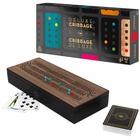 Cribbage Game Spin Master Legacy Deluxe com estojo de madeira