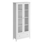 Cristaleira 2 Portas 1 Gaveta Ditália E-954 Branco Cozy