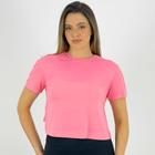 Cropped Alto Giro Dry Manga Curta Feminino