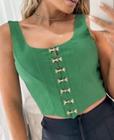 Cropped Corselet com Bojo