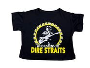 Cropped Dire Straits Blusa Blusinha Camiseta Feminino Banda Rock Sf374 BM