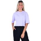 Cropped feminino camiseta básica 100% algodão - Maéli vest