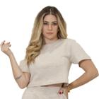 Cropped Feminino em Linho