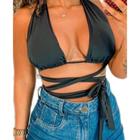 cropped feminino faixa multiformas