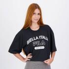 Cropped Fila UC Biella Italia Feminina Preta