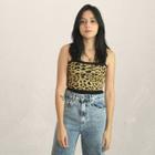 Cropped Modal Jacquard Onça Tuart