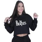 Cropped Moletom Feminino The Beatles Banda Rock