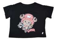 Cropped One Piece Chopper chapeu de palha blusinha baby look