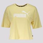 Cropped Puma ESS Logo Feminino Amarelo