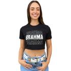 Cropped T-shirt Feminino Circuito Brahma TXC Lançamento Original