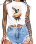 Cropped T-Shirts Feminino Estampado Várias Estampas 38