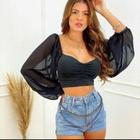 Cropped Wendy Suplex MODA FEMININA BLOGUEIRA CASUAL