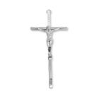 Crucifixo Cristo De Parede Dourado Estilizado Pequena 15cm Moderno Cruz de Metal Prata Alto Brilho Dourada Metalizada