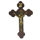 Crucifixo de Parede São Bento 12cm