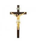 Crucifixo Para Parede 29.5cm Enfeite Resina