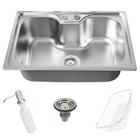 Cuba Cozinha Gourmet Aço Inox Luxo Com Acessórios 50X40 Cm - Brinovar